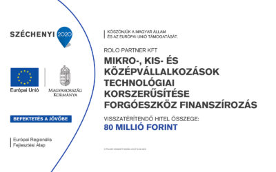 Rolo Partner kft. – Mikro-, kis- és középvállalkozások technológiai korszerűsítése forgóeszköz finanszírozás
