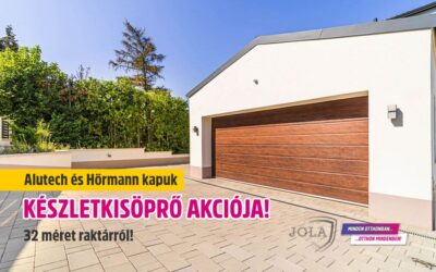 Készletkisöprő garázskapu akció!
