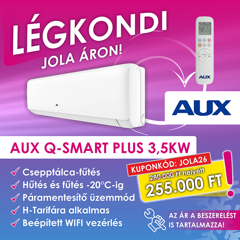 Légkondi akciók - Aux