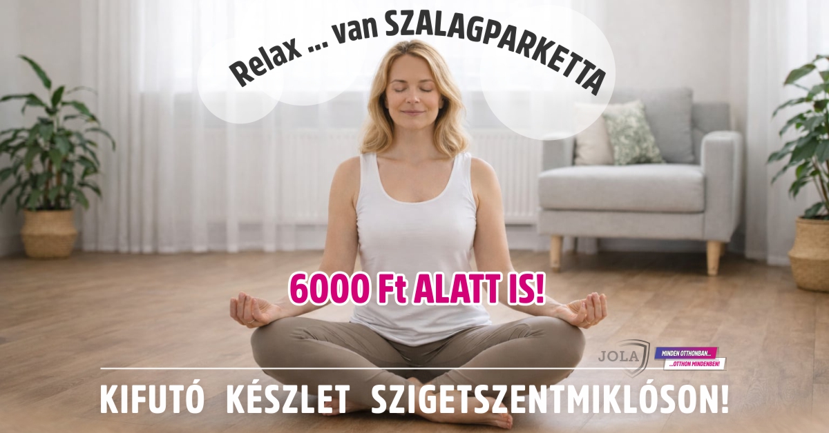 Szalagparketták készletről