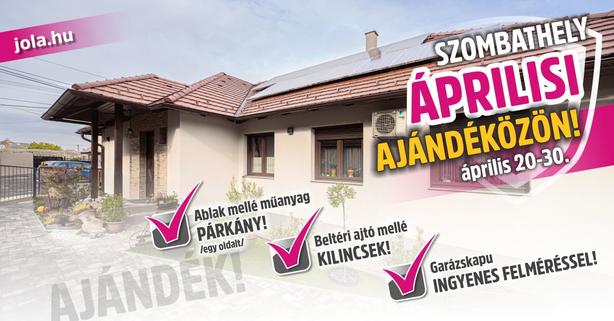 Szombathely áprilisi ajándéközön Szombathely áprilisi ajándéközön